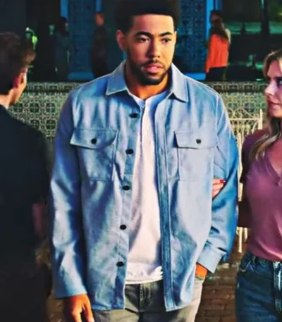 Tall Girl 2 Schnipper Blue Denim Jacket