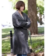 Tara McAllister Suspicion S01 Black Long Trench Coat