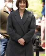 Tara McAllister Suspicion S01 Black Long Trench Coat