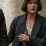 Tara McAllister Suspicion S01 Black Long Trench Coat