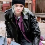 Taylor Blackwell Resident Alien S04 Black Leather Jacket