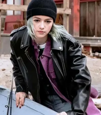 Taylor Blackwell Resident Alien S04 Black Leather Jacket