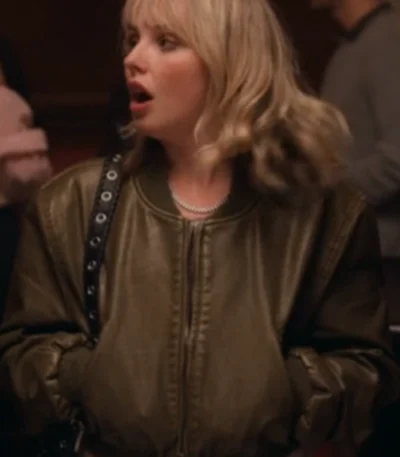 Taylor The Sex Lives of College Girls Green Jacket