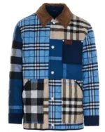 Ted Lasso Jason Sudeikis Quilted Check Jacket