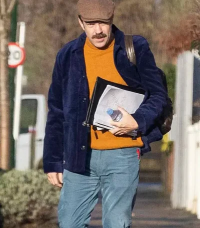 Ted Lasso Purple Velvet Jacket