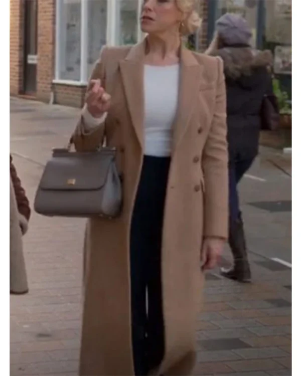 Ted Lasso Rebecca Welton Brown Long Trench Coat