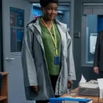 Ted Lasso S02 Dr. Sharon Fieldstone Grey Cotton Coat