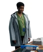 Ted Lasso S02 Dr. Sharon Fieldstone Grey Cotton Coat