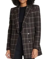 Ted Lasso S03 Bex Black Plaid Blazer