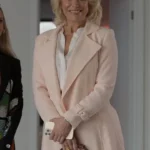 Ted Lasso S03 Hannah Waddingham Pink Trench Coat