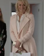 Ted Lasso S03 Hannah Waddingham Pink Trench Coat