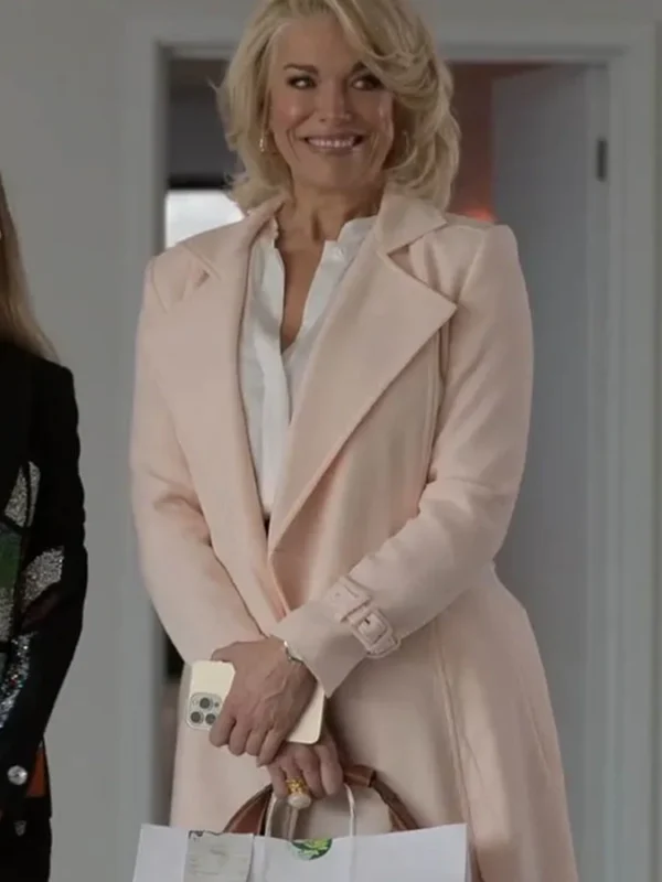 Ted Lasso S03 Hannah Waddingham Pink Trench Coat