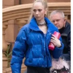 Ted Lasso S03 Juno Temple Blue Puffer Jacket