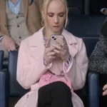 Ted Lasso S03 Juno Temple Pink Coat