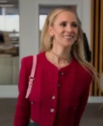 Ted Lasso S03 Juno Temple Red Jacket