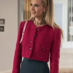 Ted Lasso S03 Juno Temple Red Jacket