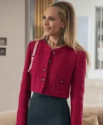 Ted Lasso S03 Juno Temple Red Jacket
