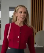 Ted Lasso S03 Juno Temple Red Jacket
