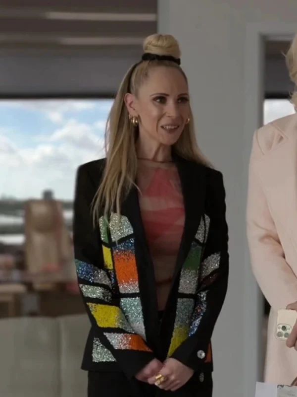 Ted Lasso S03 Keeley Jones Beaded Wool Blazer