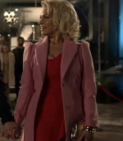 Ted Lasso S03 Rebecca Welton Pink Trench Coat