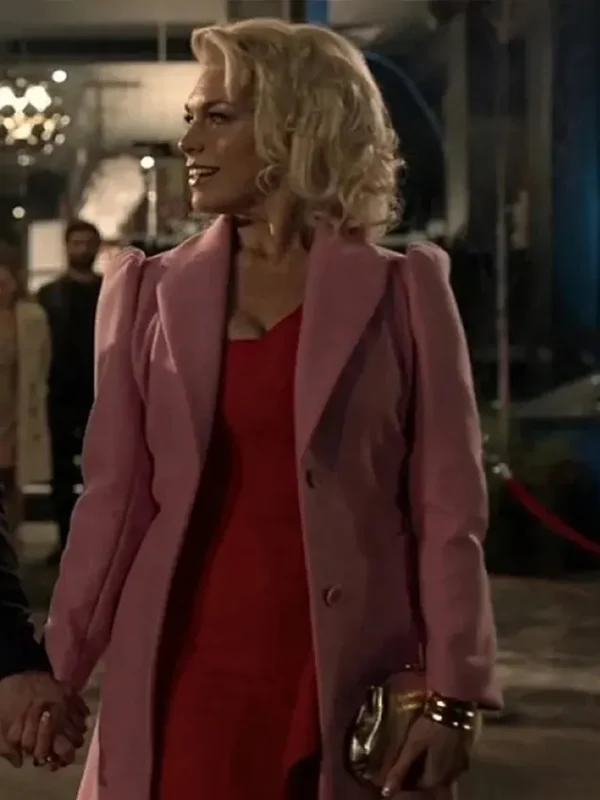 Ted Lasso S03 Rebecca Welton Pink Trench Coat