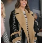 Ted Lasso Sassy Collins Shearling Leather Jacket