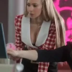 Ted Lasso Season 3 Keeley Jones Red Checked Cropped Jacket