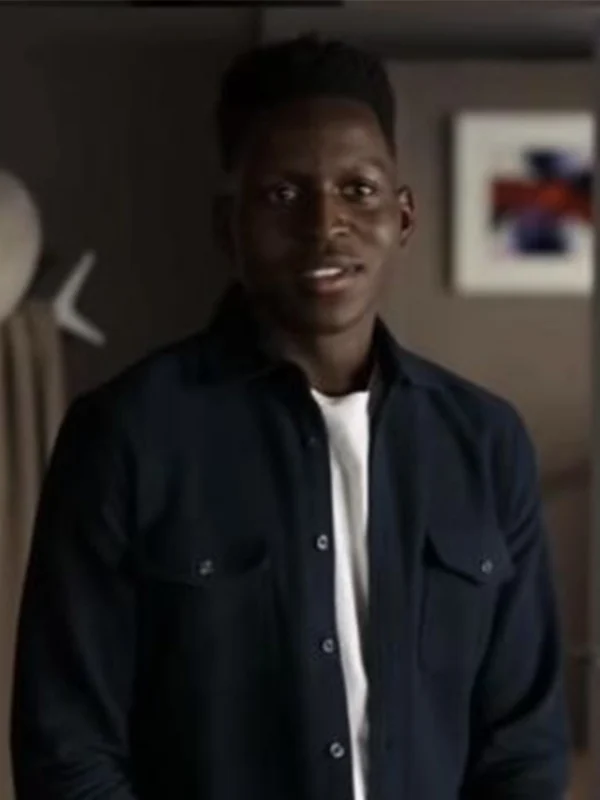 Ted Lasso Toheeb Jimoh Black Cotton Jacket