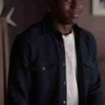 Ted Lasso Toheeb Jimoh Black Cotton Jacket