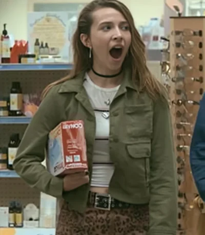 Teenage Bounty Hunters Anjelica Bette Fellini Green Jacket