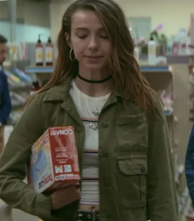 Teenage Bounty Hunters Anjelica Bette Fellini Green Jacket