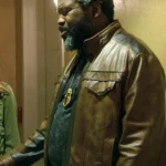 Teenage Bounty Hunters Kadeem Hardison Brown Leather Jacket