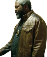 Teenage Bounty Hunters Kadeem Hardison Brown Leather Jacket