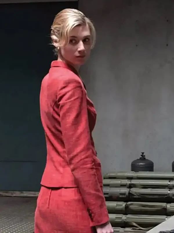 Tenet Kat Red Double Breasted Coat
