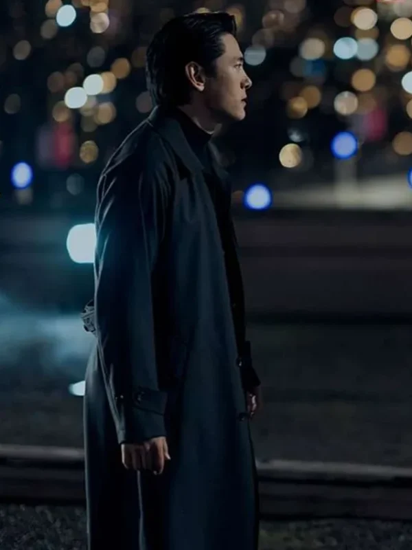 Teo Yoo The Recruit Black Trench Coat