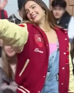 Thanksgiving 2023 Addison Rae Varsity Jacket