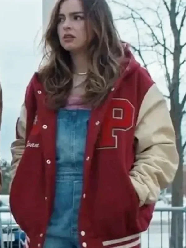 Thanksgiving 2023 Addison Rae Varsity Jacket