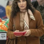Thanksgiving 2023 Gina Gershon Brown Trench Coat