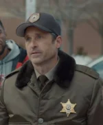 Thanksgiving 2023 Patrick Dempsey Satin Jacket