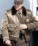 Thanksgiving 2023 Patrick Dempsey Satin Jacket