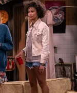 That ’90s Show Ashley Aufderheide White Jacket
