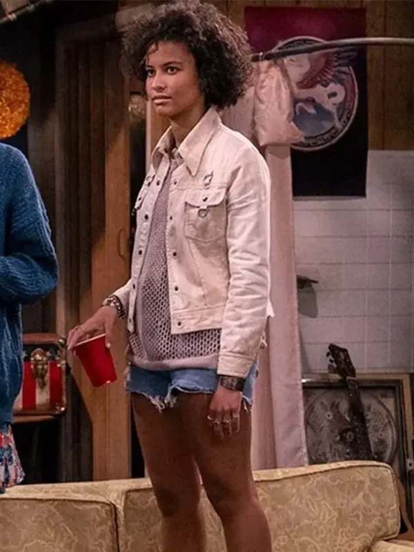 That ’90s Show Ashley Aufderheide White Jacket
