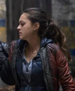 The 100 Lindsey Morgan Satin Jacket