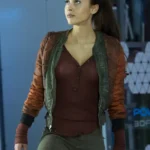 The 100 Lindsey Morgan Satin Jacket