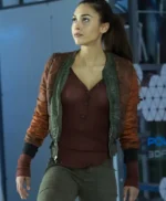 The 100 Lindsey Morgan Satin Jacket