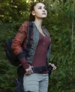 The 100 Lindsey Morgan Satin Jacket