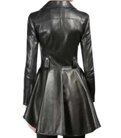 The 100 S7 Eliza Taylor Takitop Black Leather Jacket