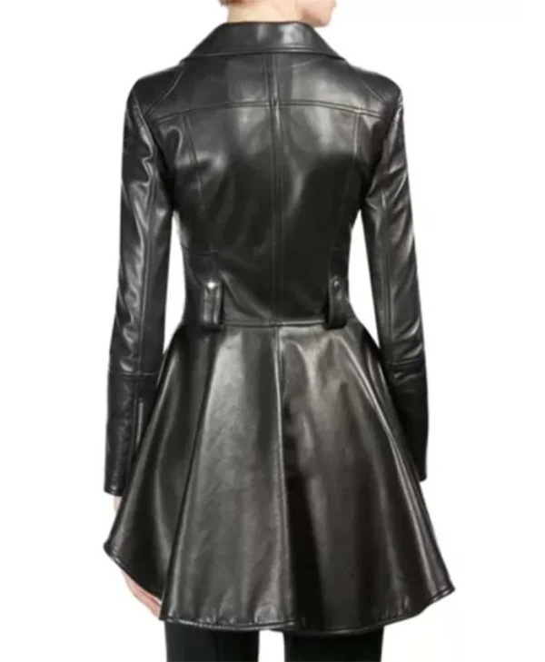 The 100 S7 Eliza Taylor Takitop Black Leather Jacket