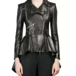 The 100 S7 Eliza Taylor Takitop Black Leather Jacket