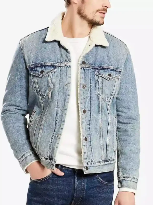 The Adam Project Ray Dollarhyde Denim Trucker Jacket